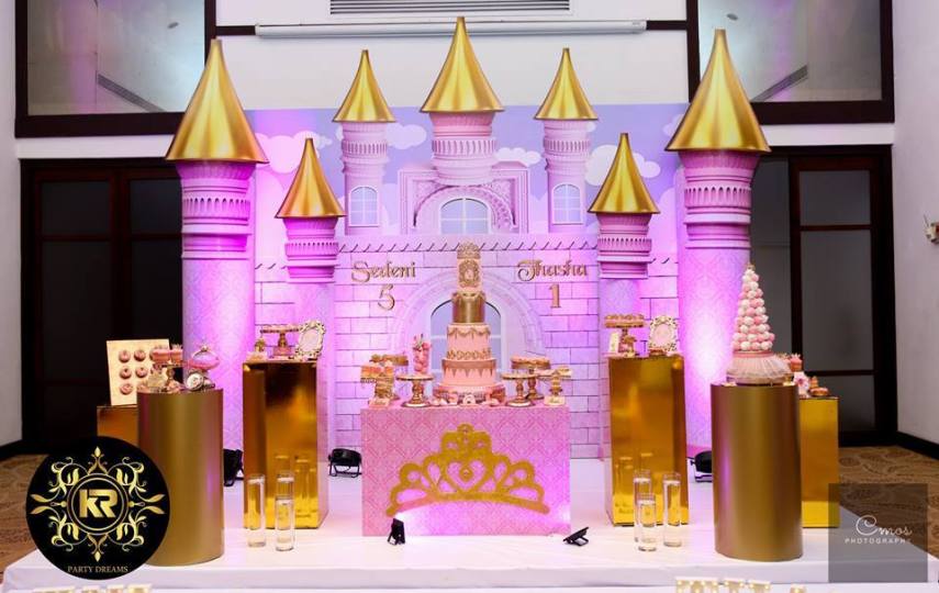 Golden Princess Castle Birthday