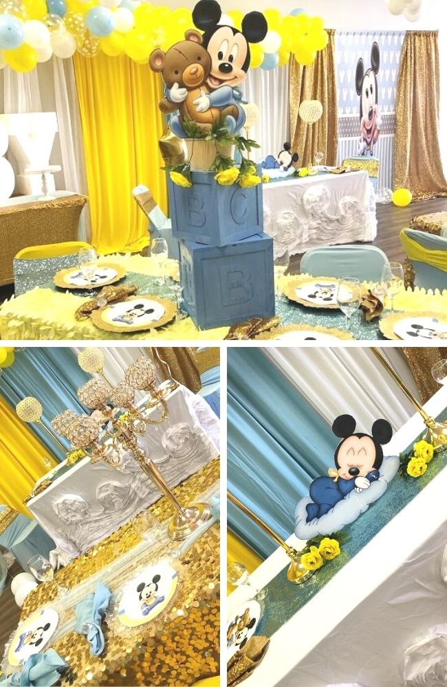 Yellow and Blue Mickey Mouse